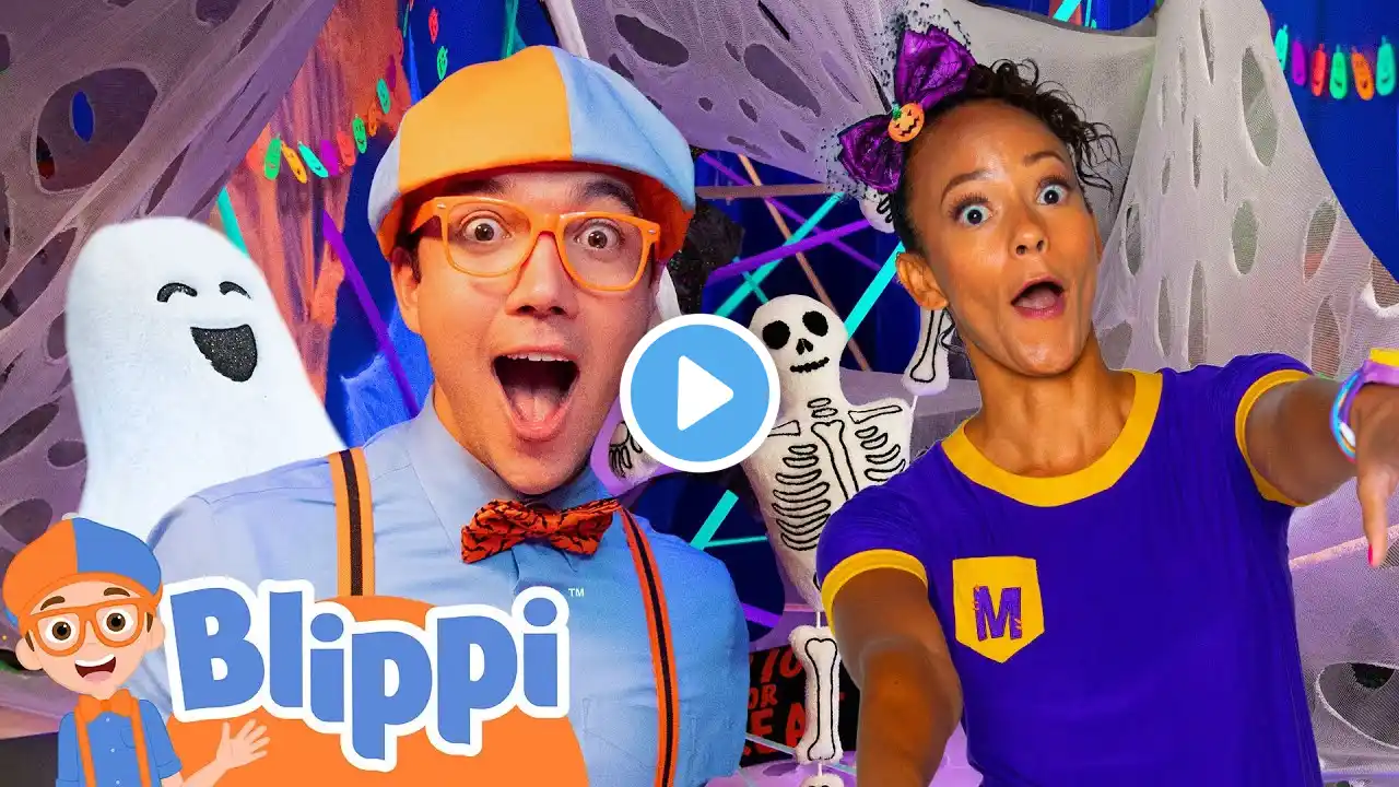 🎃 Party Like It's Halloween with Blippi! 👻 | Blippi Kids Songs | Fun Halloween Dance for Kids