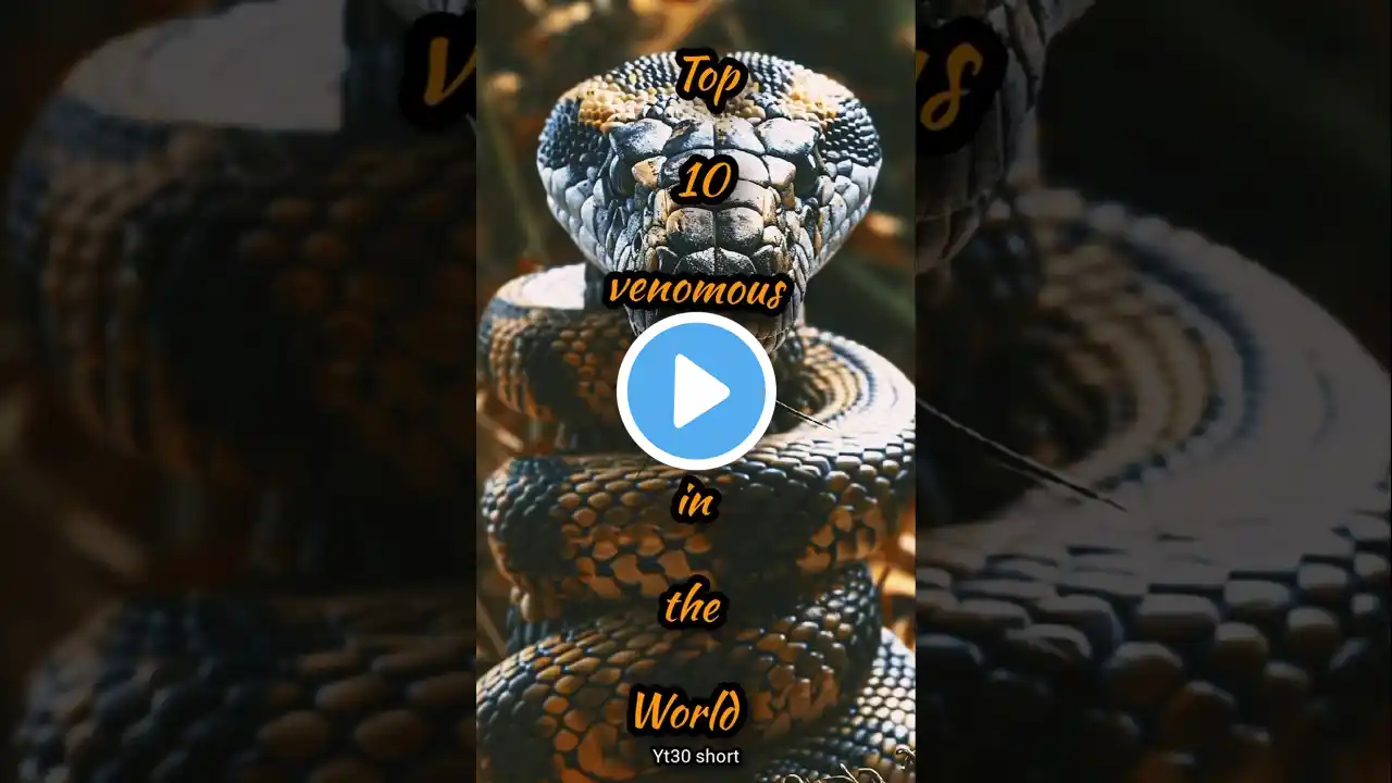 Top 10 venomous snake in the world🌎#top10 #ytshorts #shortsviral #viralshortvideo #snakespecies #top