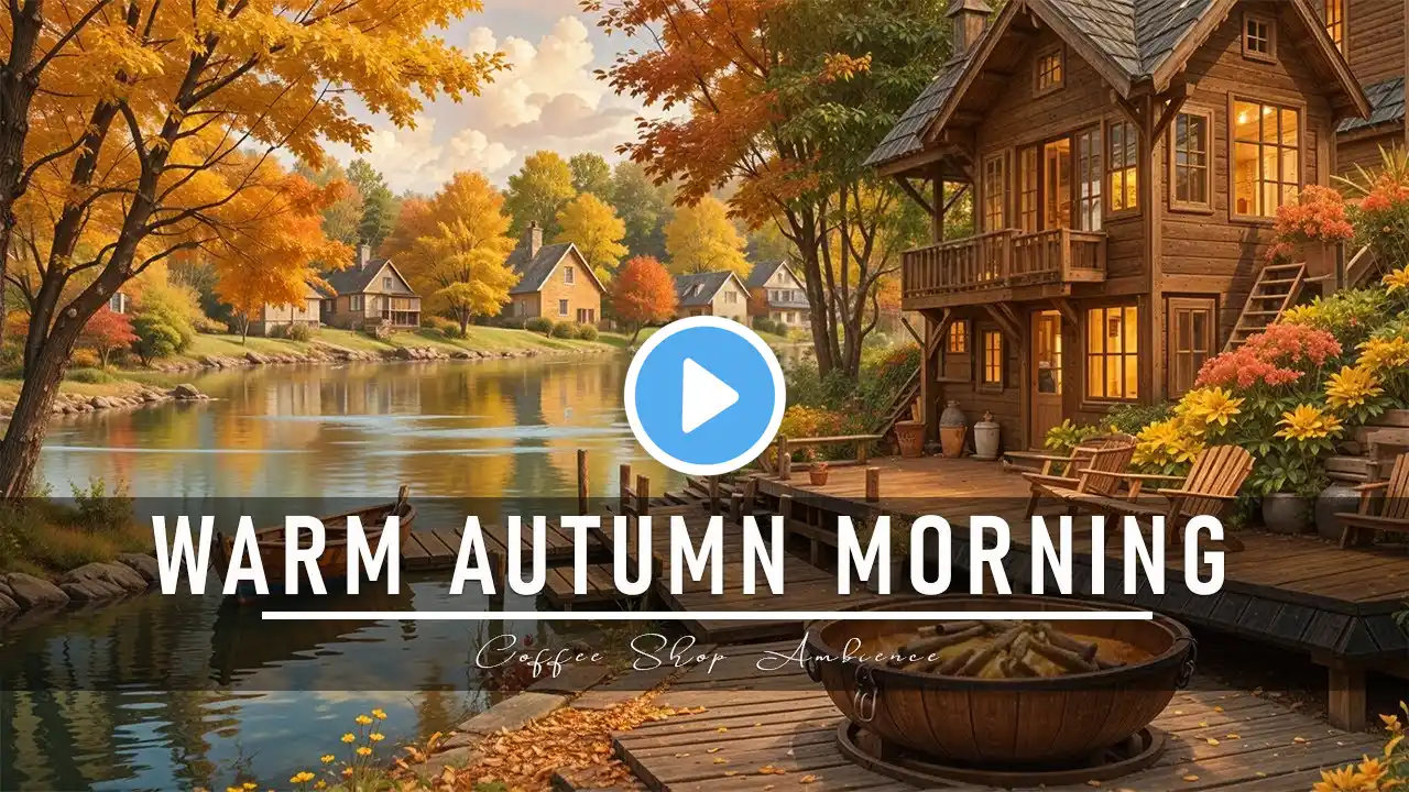 Warm Autumn Morning 🍂 Bossa Nova instrumental for Happy Moods, Stress Relief & Holiday