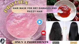 Hair Mask For Silky Smooth Soft Hair | Protein Hair Mask for Dry Damaged Frizzy