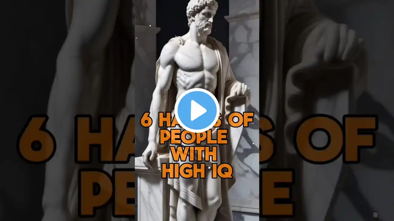 6 Habits of People with High IQ#stoicism#minded#motivation🧠