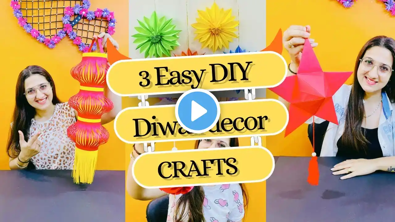 3 Easy Diy diwali decor hanging | Diwali paper craft ideas | Paper Crafts |Chetchathomies