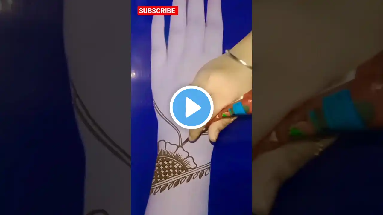 Very Easy And Beautiful Mehndi Design 😍✨#viral #trending #asrhennaworld #youtubeshorts #shorts