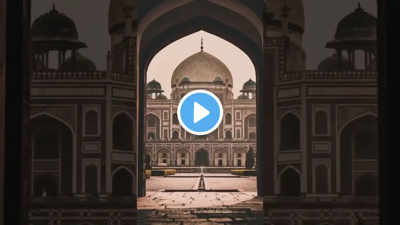 Humayun's Tomb #touristattractions ##vd_education_24 #ytshorts #history #trending #facts