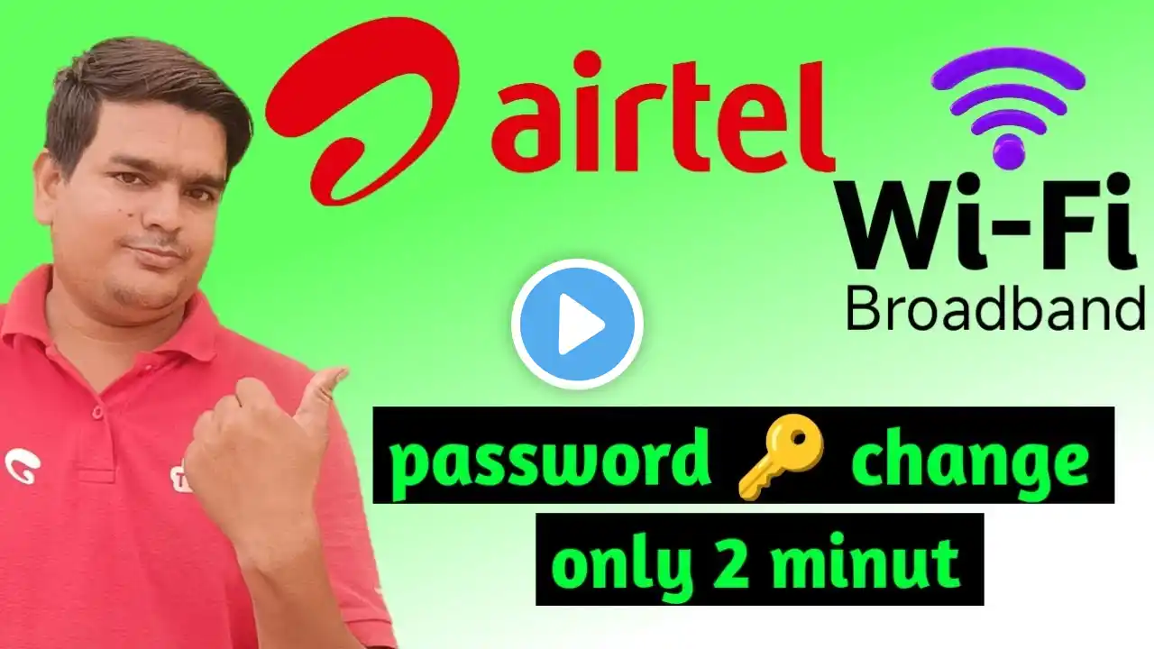 how to change airtel xstream fiber password | airtel wifi ka password kaise change kare | 2025