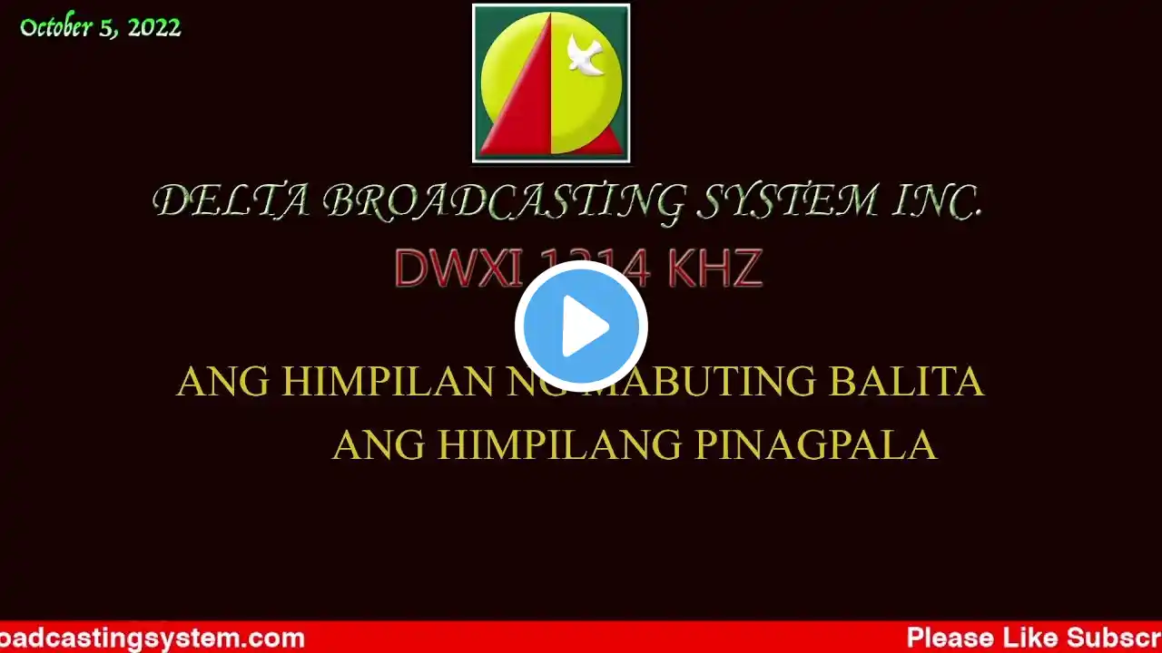 DWXI 1314 AM Livestream (Wednesday - October 5, 2022) #kalusuganmulasakalikasan