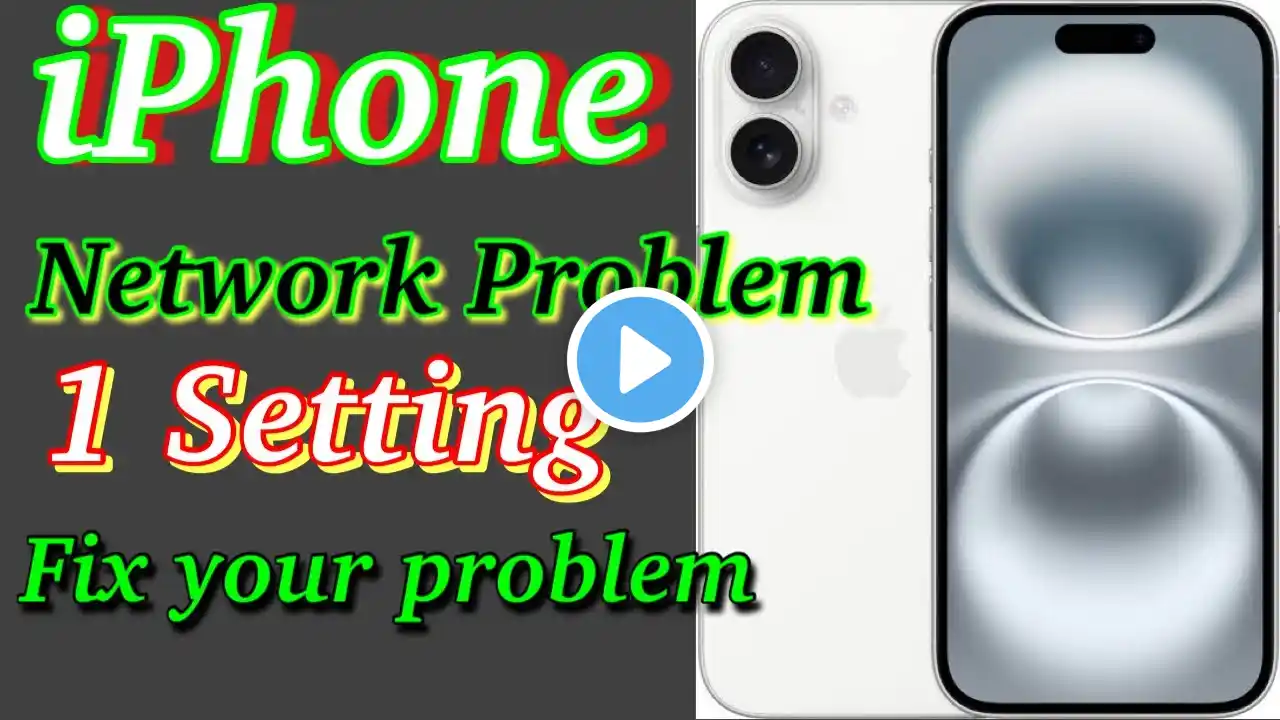 iPhone Network Problem Solution Fix | Emergency, No Service, No Internet | all IPhones Fix