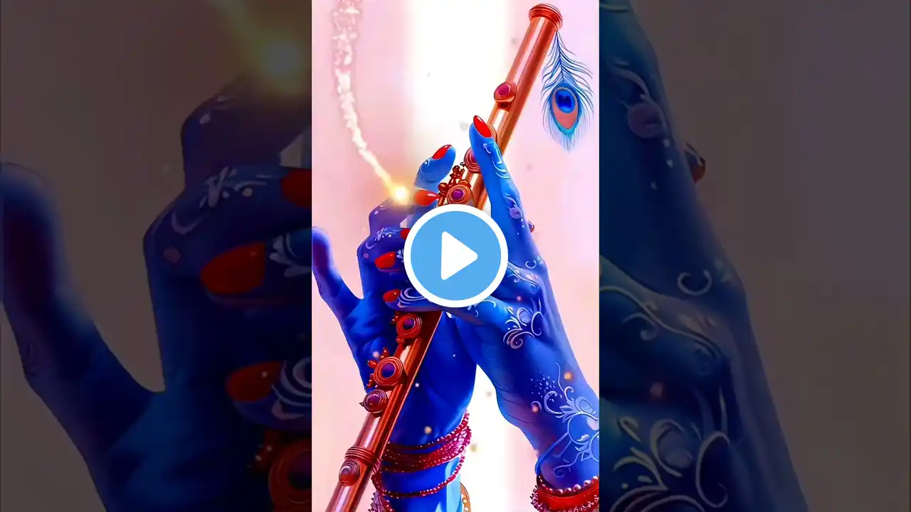 Krrish Tune | Flute | Krishna Status ❤️ #RagaHamsadhvani #krishna #krishnatune #shorts #flute