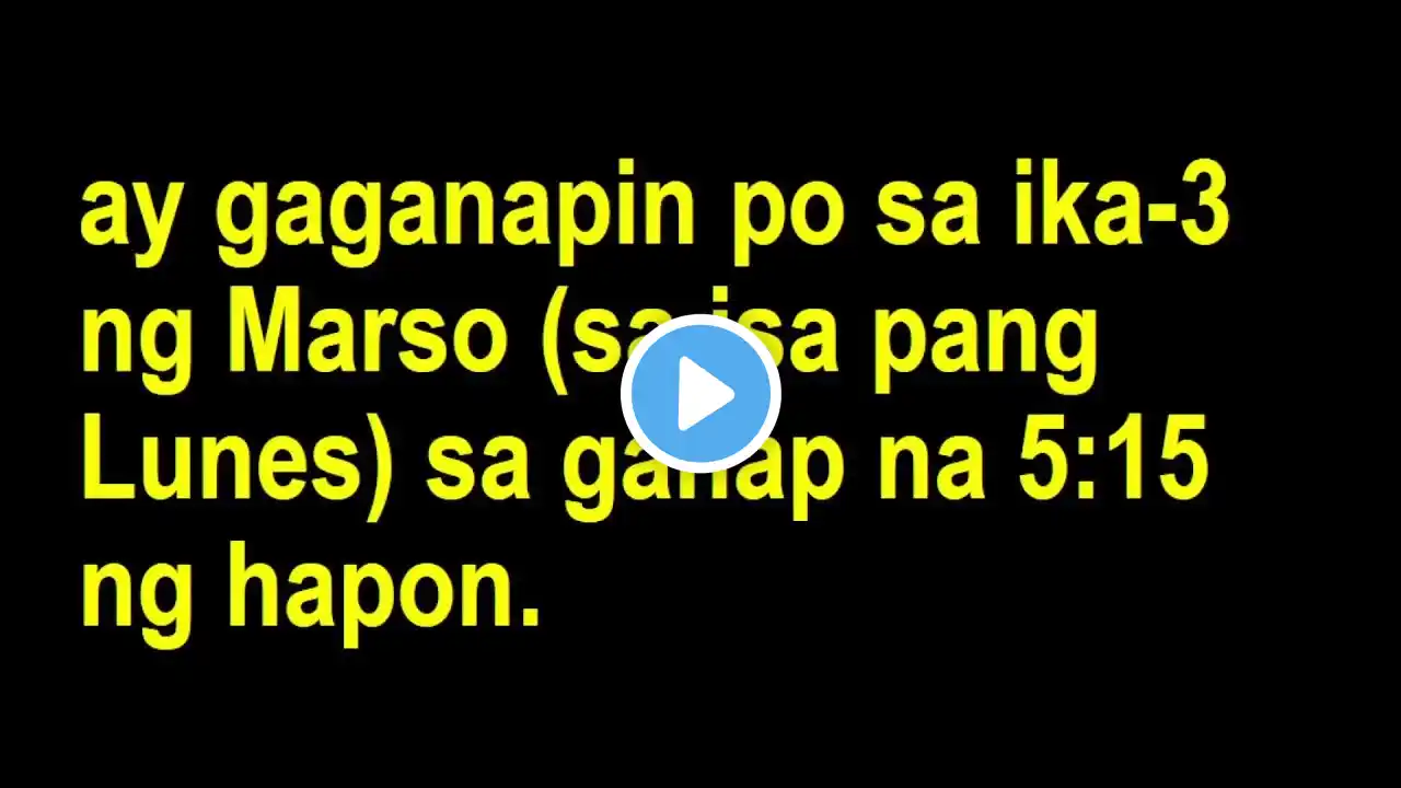 PEBRERO 23,  2025 | LINGGO | GAWAING PONTIPIKAL NI APOSTOL SAN PEDRO (OPUS SANCTI PETRI)