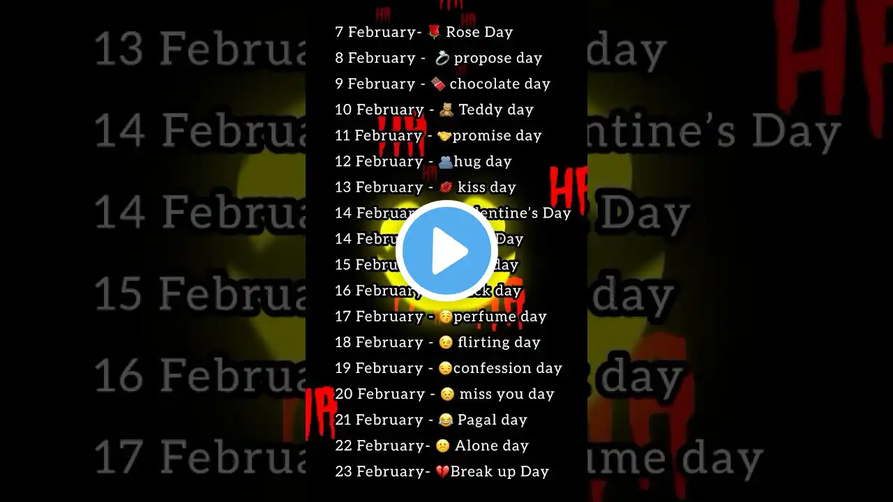 Valentines week 💕💍🍫 #valentinesday #roseday #kissday #shorts #youtubeshorts #viral #music #status