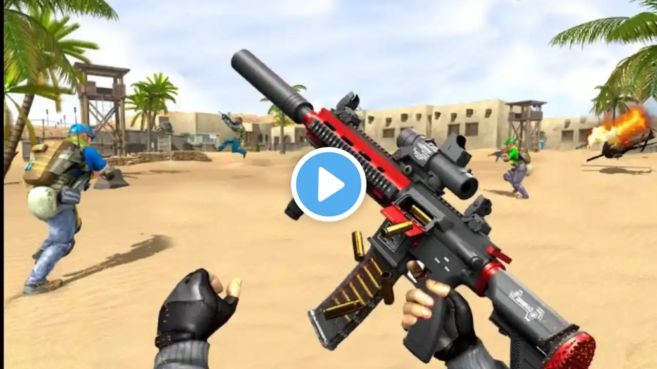 Virus Mafia: New Shooting Games 2022-FPS Commando Android iOS Gameplay