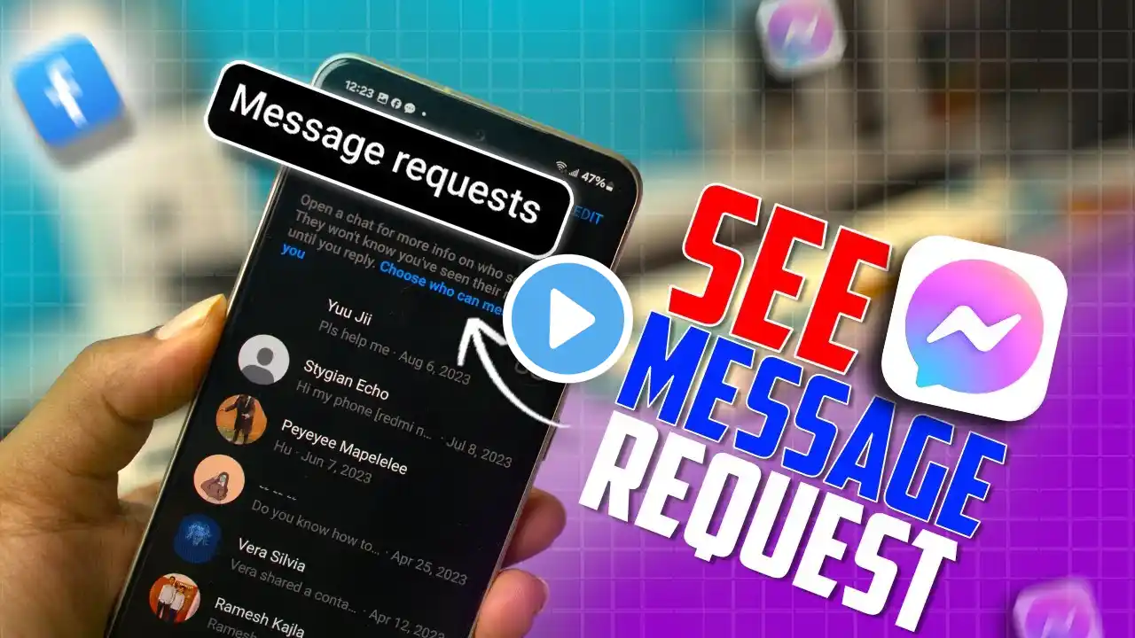 How to See Message Requests on Facebook Messenger | Access Hidden Messages