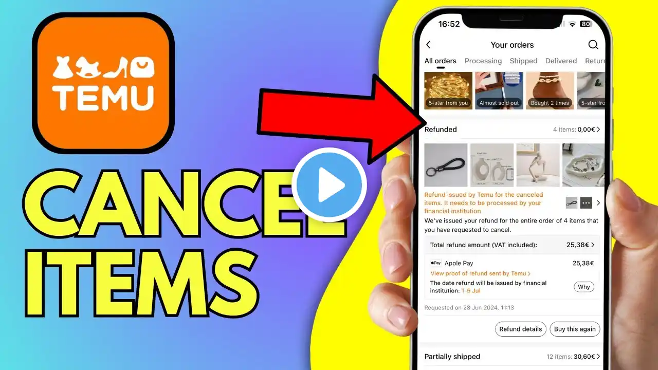How To Cancel Items On Temu (100% WORKING)