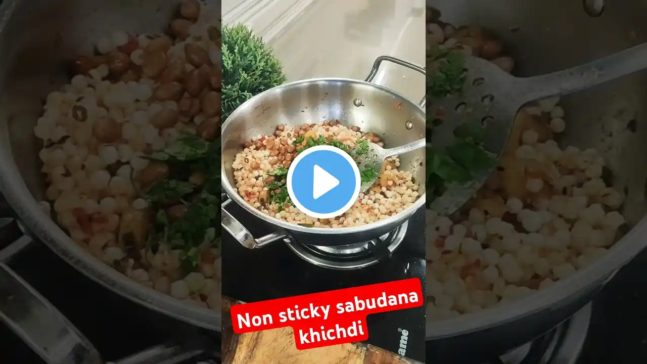 Non sticky sabudana khichdi | #shortsfeed #shortvideo #shorts