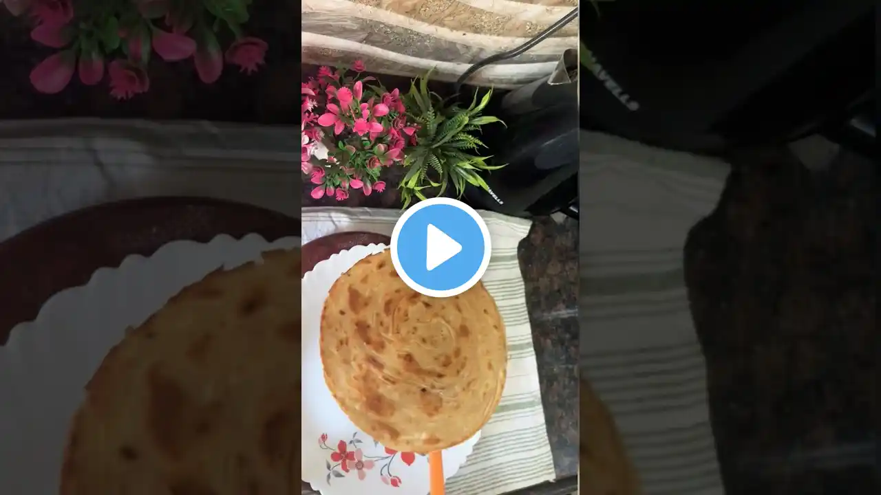 Multilayered paratha #shorts #short #youtube #viral #food #shortsfeed