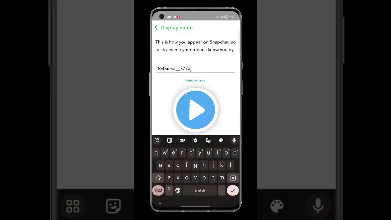 Snapchat me naam kaise badle How to change name in Snapchat #shorts #shapchat mobile tips hiindi