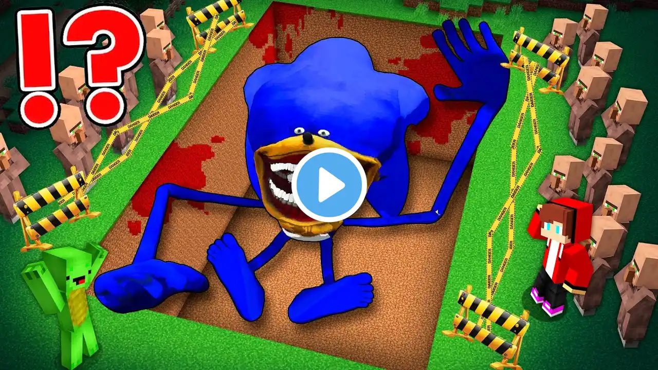 Mikey and JJ Found Scary Buried SHIN SONIC Body in Minecraft Maizen