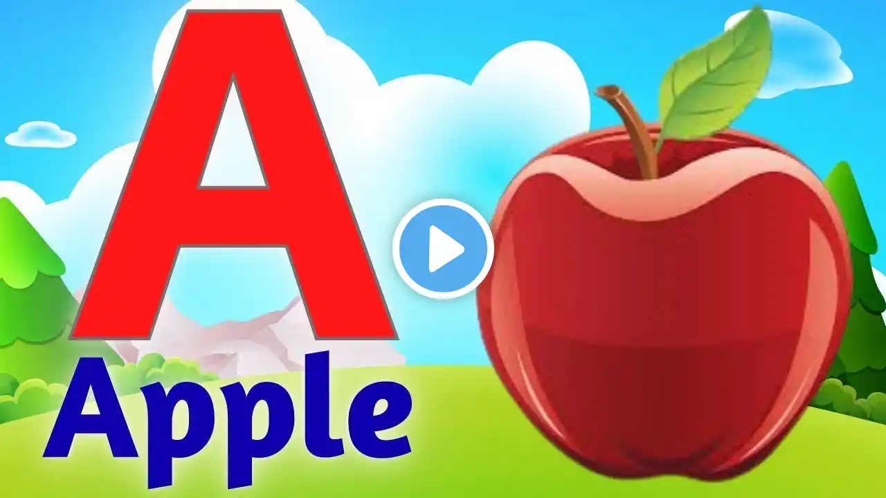 ABC Phonic Song - Toddler Learning Video Songs, A for Apple, Nursery Rhymes, Alphabet Song for kids