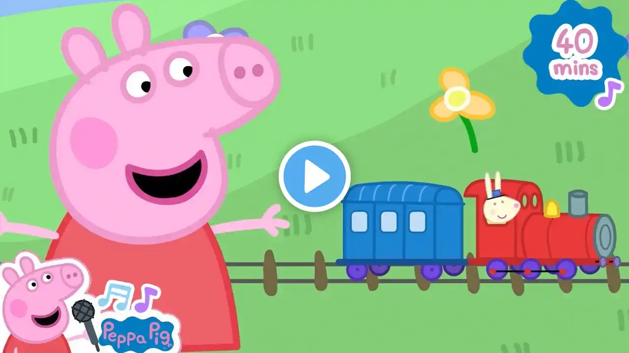 Tiny Land Train Song + More Nursery Rhymes for Kids | Kids Songs | Peppa Pig Music Official 🐷