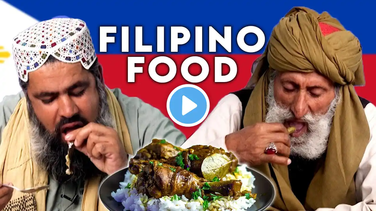 Tribal People Try Filipino Food  For The First Time