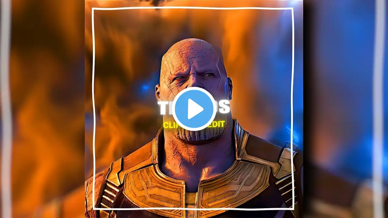 Thanos 🔥Infinity War 4K Twixtor CC Free Clips1080P 60FPS