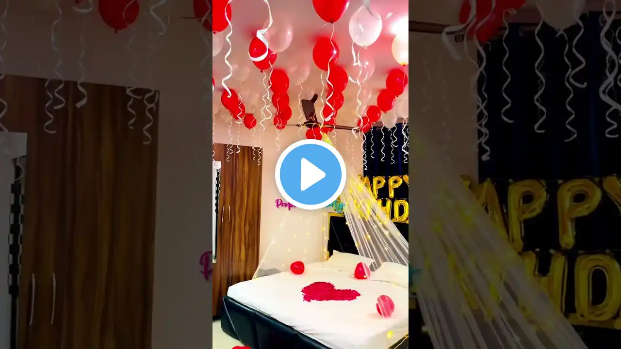 Birthday Surprise in Hotel Room | Oyo Room Decoration for Birthday #surprisedecor #oyodecoration