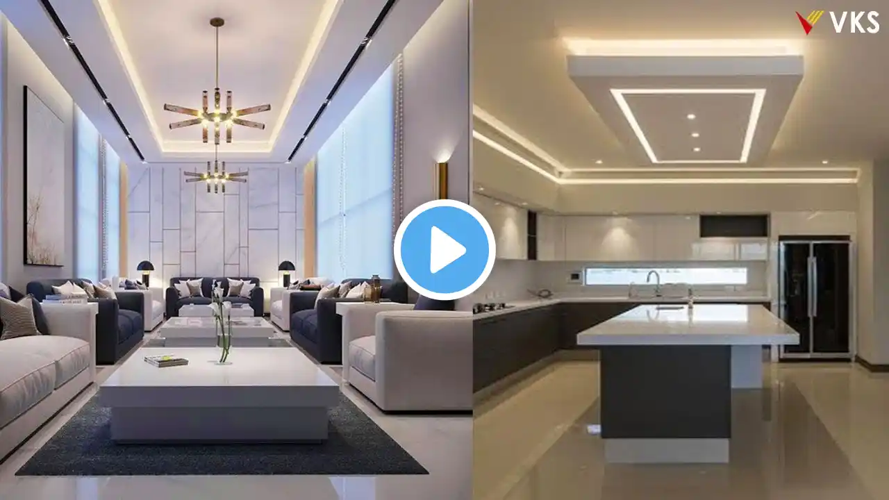 Latest False Ceiling Design | Living Room POP False Ceiling Interior | Bedroom Gypsum Ceiling