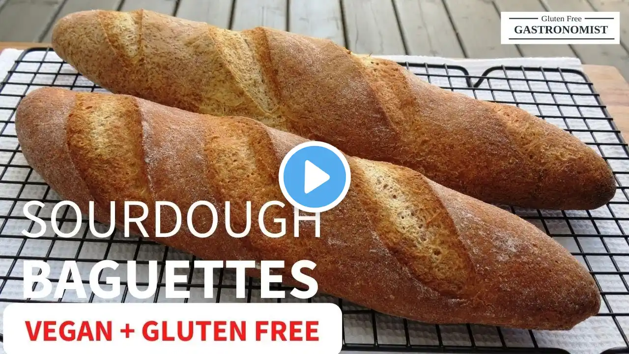 Sourdough Baguette - Vegan & Gluten Free (Xanthan Gum Free)