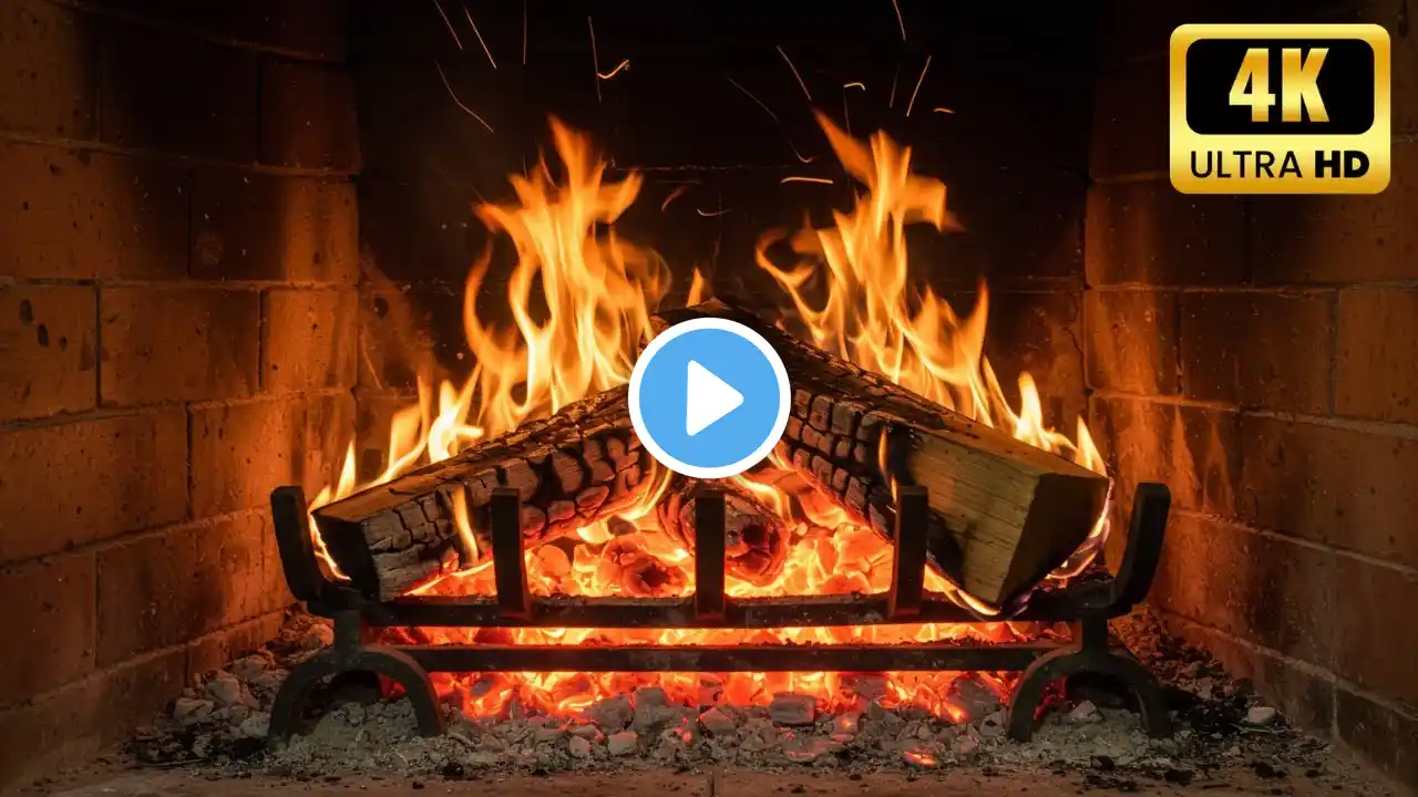 🔥 The Best Cozy Fireplace Retreat: Crackling Logs, Soft Glow, and the Most Soothing Sounds