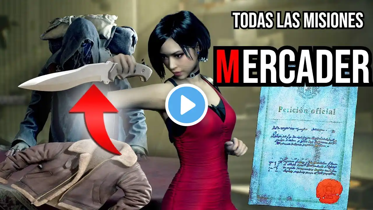 TODAS LAS MISIONES SECRETAS DEL DLC SEPARATE WAYS - RESIDENT EVIL4 REMAKE RANGO S+CUCHILLO DE ÉLITE