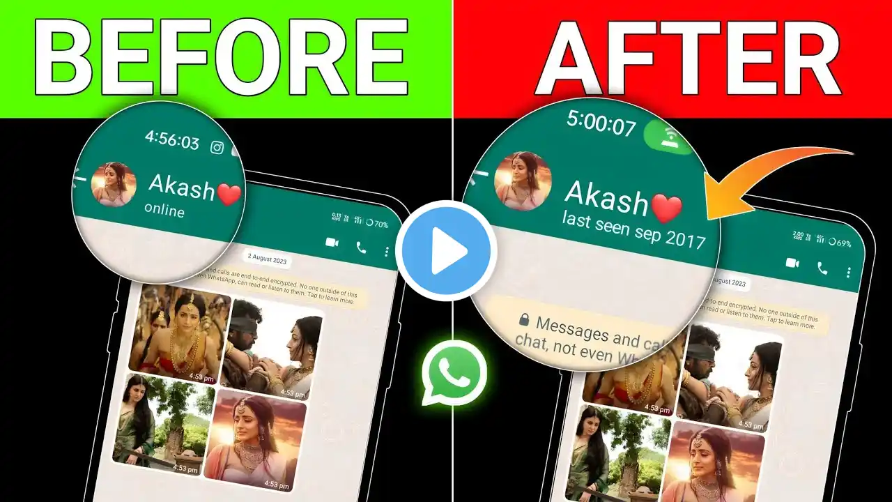 😮How To Freeze Last Seen On Whatsapp In Tamil | Freeze Last Seen