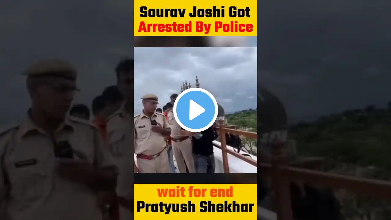 sourav joshi vlogs Ko Police Ne Pakad Liya😰 ‪@souravjvlogs‬ Facts #shorts #souravjoshivlogs