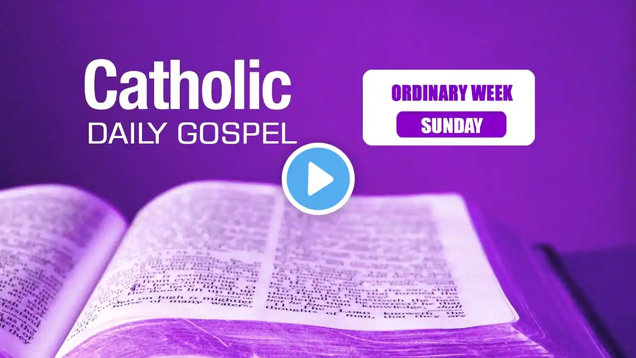 Catholic Daily Gospel | English Verse of the Day 30-07-2023 | Ordinary Weekday  Sunday