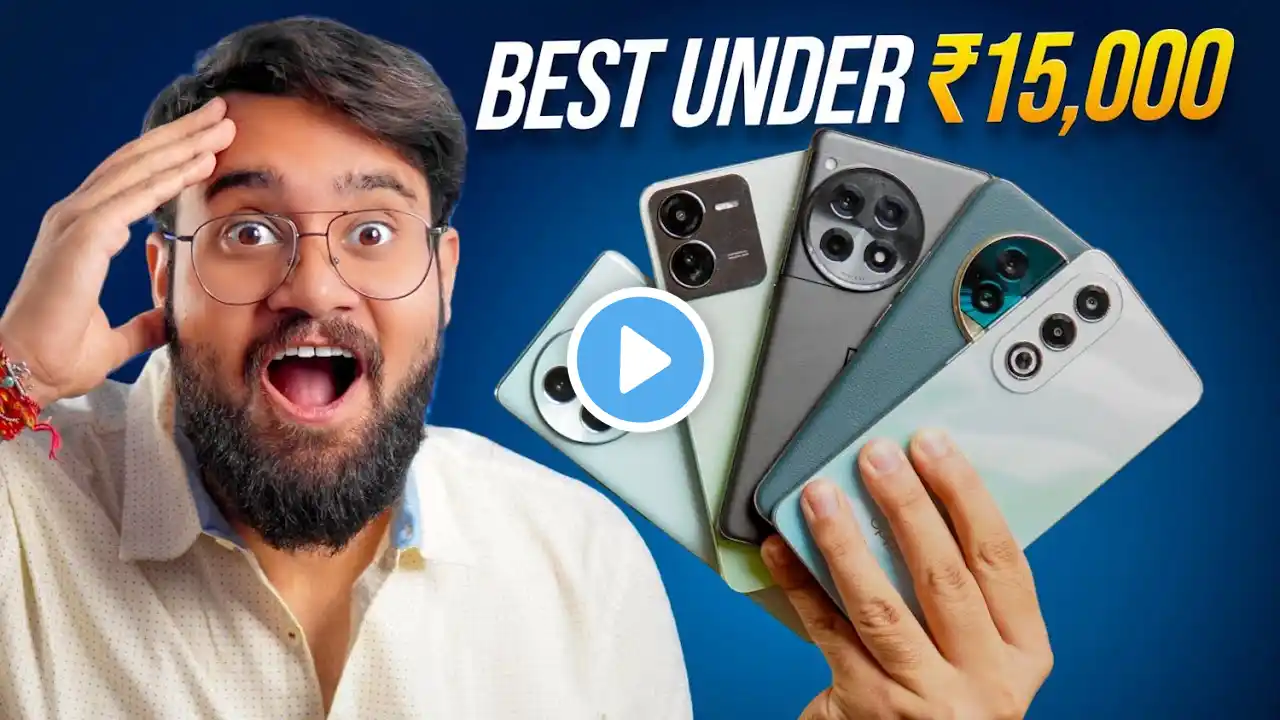 Top 5 Best Mobile Phones Under ₹15000⚡Amazon & Flipkart Sale 2024 | Best Phone Under 15000 😱