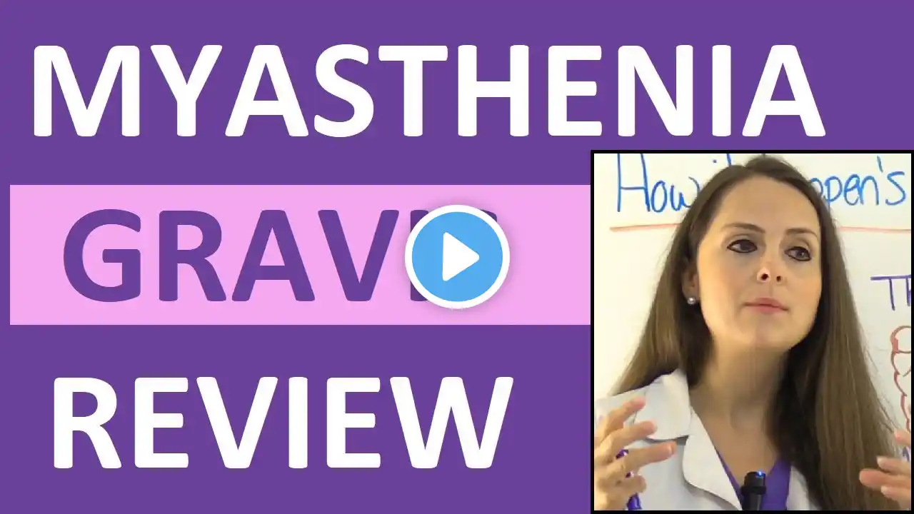 Myasthenia Gravis Nursing NCLEX Review Symptoms, Treatment, Pathophysiology Interventions