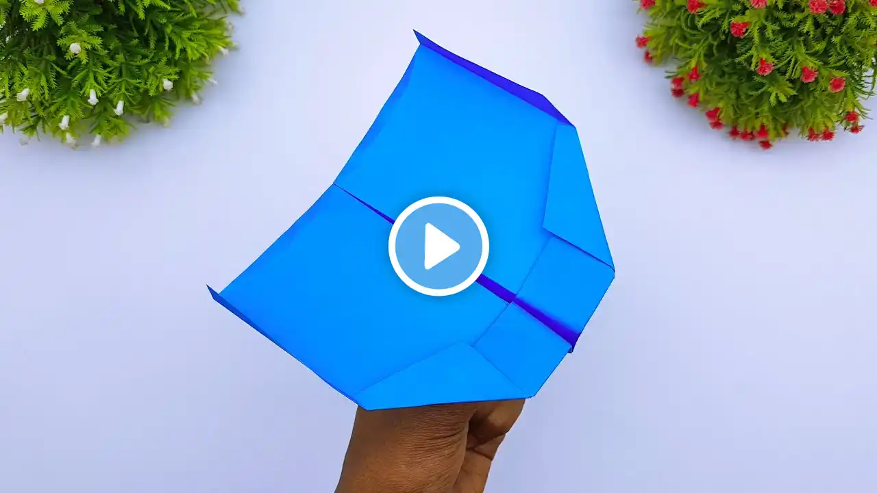 Learn How To Fold Paper Airplane That Fly Far | Cool Design Origami Plane | New Design Paper Plane