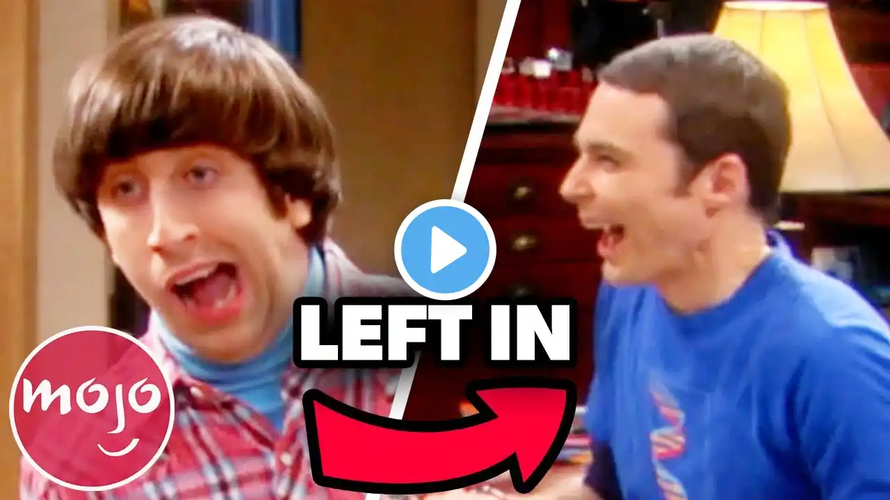 Top 10 Times The Big Bang Theory Cast Couldn't Keep a Straight Face