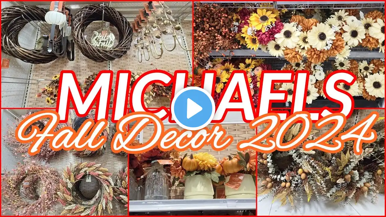 MICHAELS FALL DECOR 2024 SHOP WITH ME