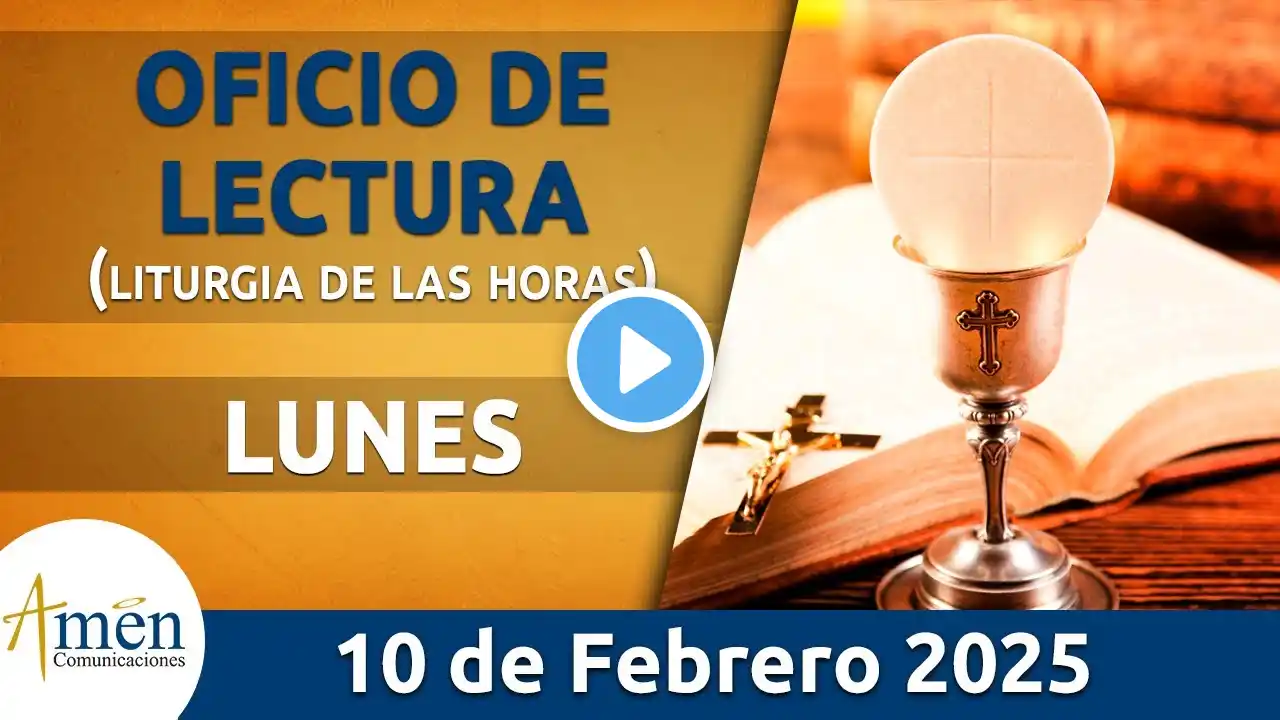 Oficio de Lectura de hoy Lunes 10 Febrero 2025 l Padre Carlos Yepes l Católica l Dios