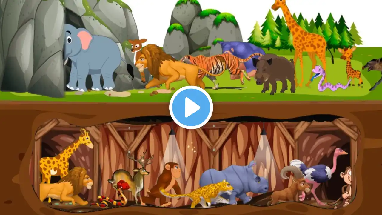 Animal Sounds Song | Animals Song For Kids | Animal Sounds And Name For Children | Learn Animals