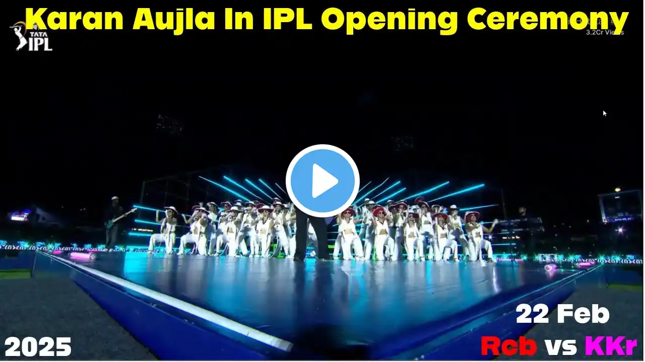 ​‪@KaranAujlaOfficial‬ Performing in RCB vs KKR Ipl Match 2025 #ipl #ipllive