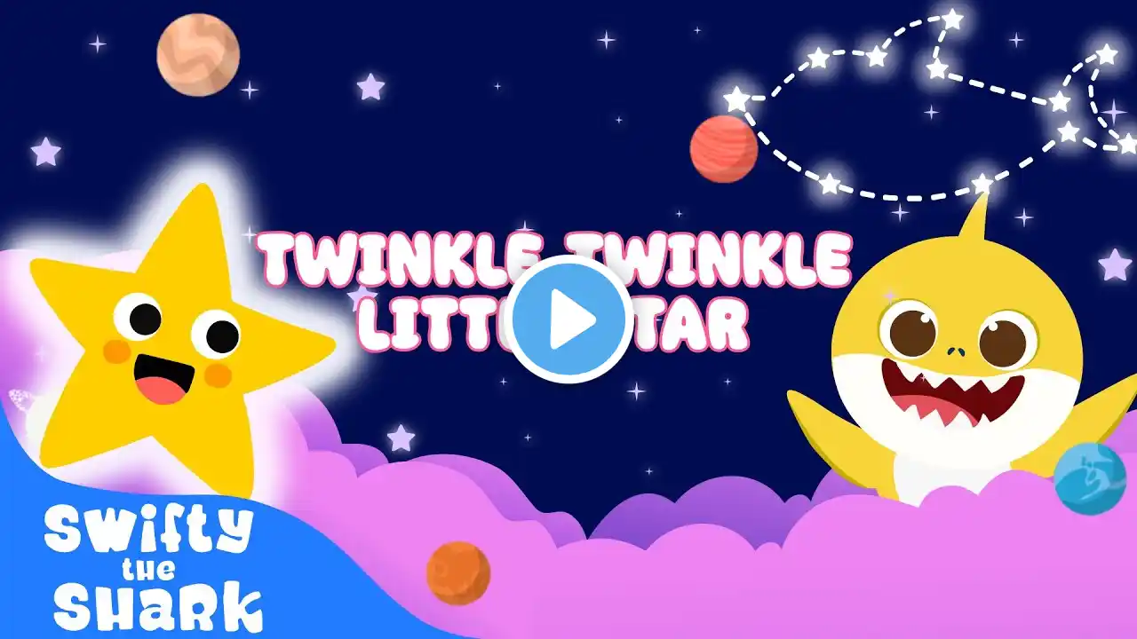 Twinkle Twinkle Little Star | |⛄️Best Rhymes⛄️| Swifty The Shark Nursery Rhymes & Kids Songs