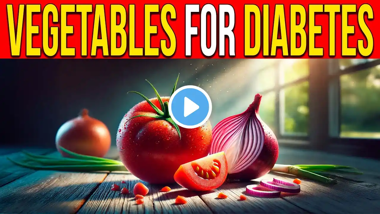 10 VEGETABLES that LOWER BLOOD SUGAR | TOP 10 VEGETABLES for DIABETICS + 6 WORST for DIABETES