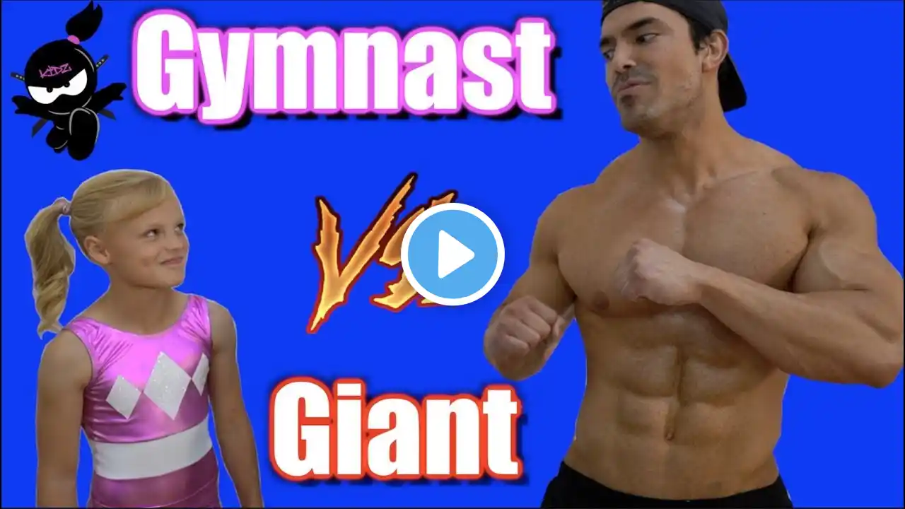 Gymnast vs Giant! Who is Stronger, Payton or the bodybuilder?