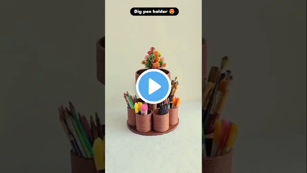 π DIY Pen Holder ποΈ | Beautiful Home Decor π‘β¨ | Creative Craft Ideas π¨π‘ #youtube #trending #shorts