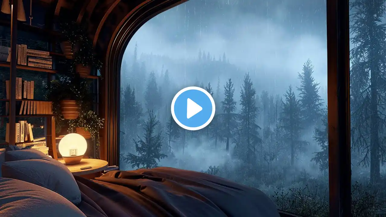 Nature’s Midnight Lullaby | Soothing Rainfall for Deep and Restful Sleep