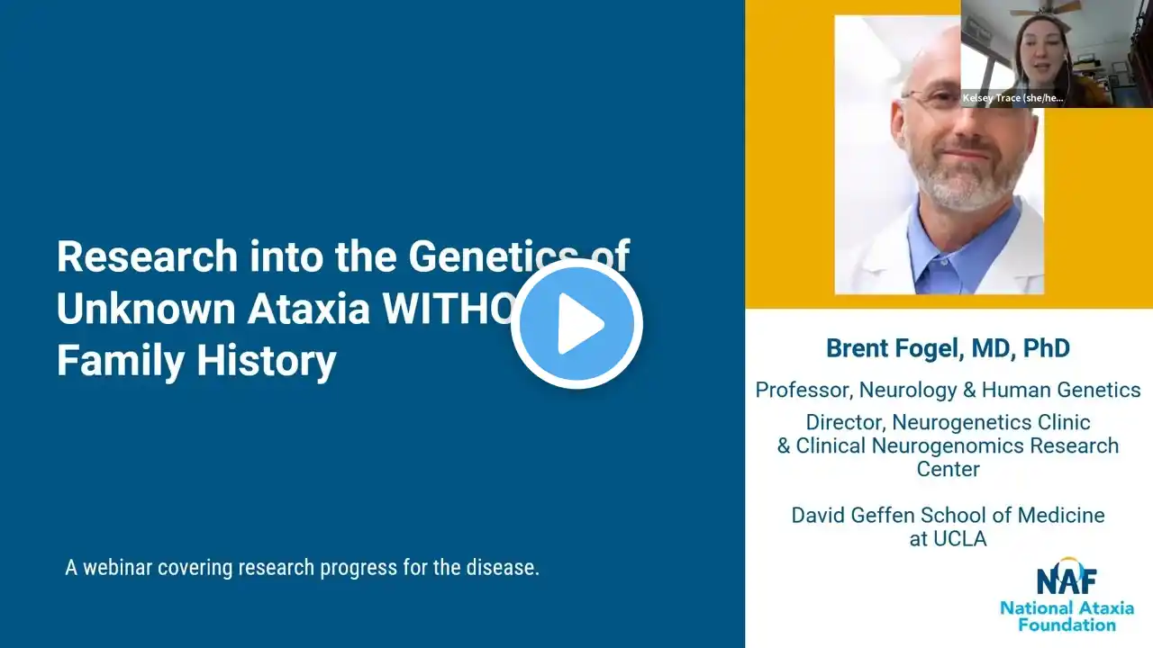 Research into the Genetics of Unknown Ataxia Without Family History