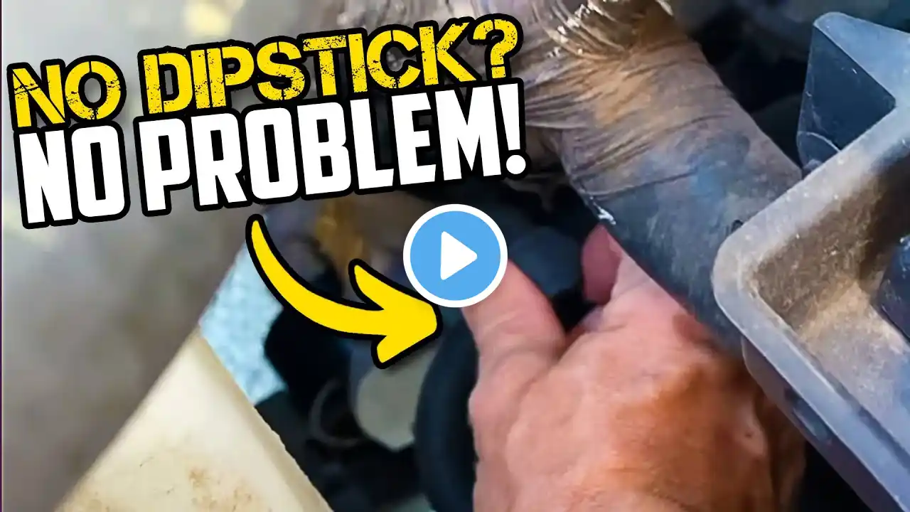 FREE FIX! - How To Check Transmission Fluid With No Dipstick