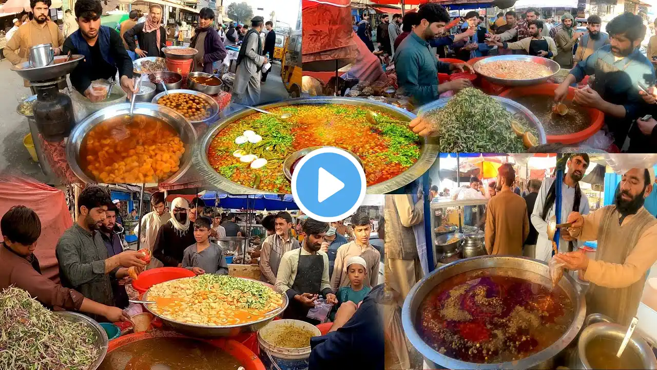 Ramazan Street food in Jalalabad Afghanistan | Famous channa | Chatni | Rush on Ramadan for iftar