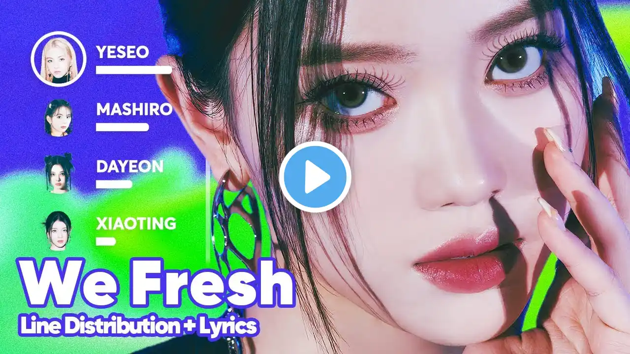 Kep1er - We Fresh (Line Distribution + Lyrics Karaoke) PATREON REQUESTED